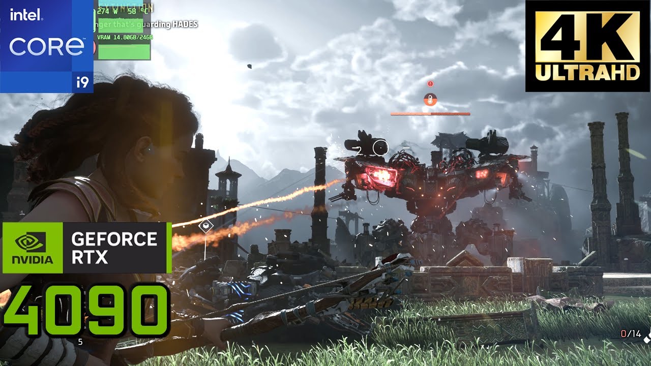 RTX 4090 | Horizon Zero Dawn| 4K Ultra Graphic gameplay MAX setting | Ray tracing DLSS 3 ENDING