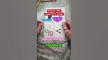 Hoe hebben ze deze verbinding weer kunnen verpesten? #NeedThisMessage #Intuïtief #OracleCards #Go...