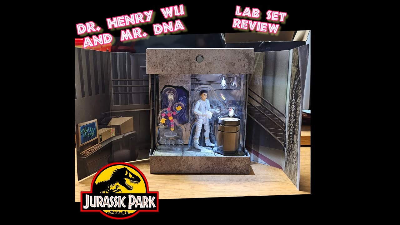 ハモンドコレクション　ヘンリー・ウー　ミスター・DNA ジュラシックワールド Jurassic World Hammond Collection Dr. Henry Wu and Mr. DNA