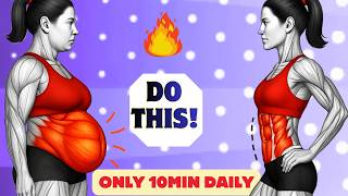 "At Home Belly Fat Workout ➜ 13-Min Standing Routine for Women | No Equipment, No Noise"