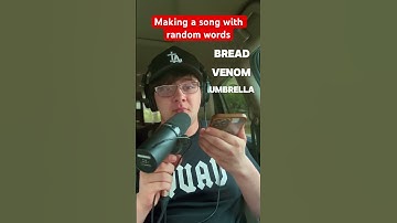 Thumbnail of Making a song with random words #shorts