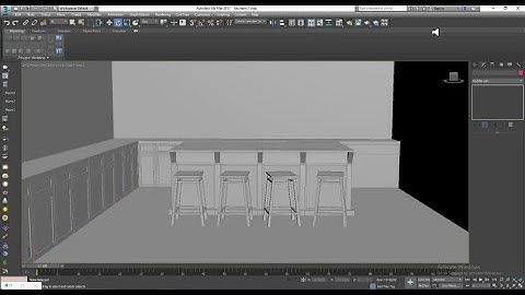 3Dsmax Tutorials, Learn 3D Modeling a Stylish Kitchen from Scratch in 3dsmax ( Part 2)