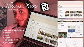 The ULTIMATE Notion Tour   Free Template | For School, Productivity, and Organization