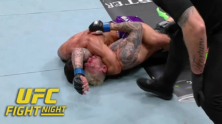 Arman Tsarukyan gets Dan Hooker to tap in Round 2 at UFC Qatar | ESPN MMA