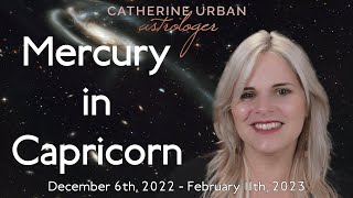 Mercury Retrograde in Capricorn (12/29/22 - 1/18/23)🐐  Yup! Mercury spends 2 MONTHS in Cap! 🐐