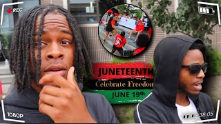 We Pulled Up To The Juneteenth Parade! 🔥