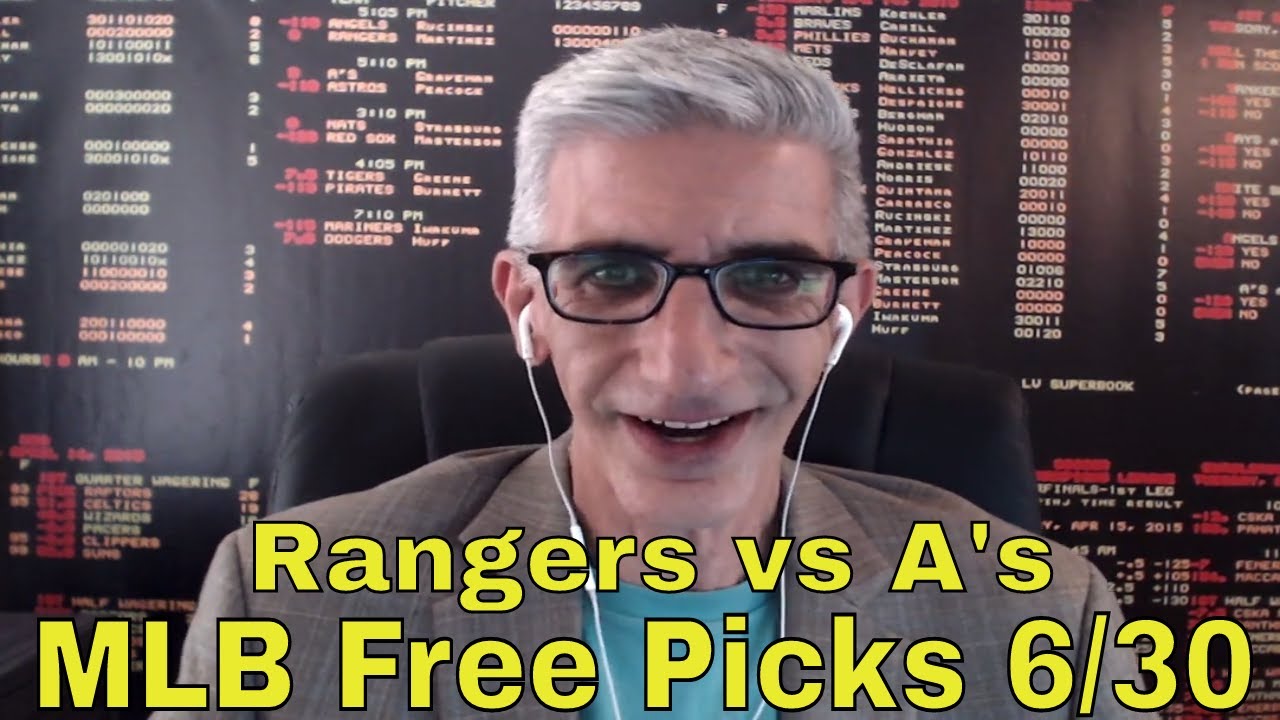 ⚾ MLB Free Picks and Predictions Oakland Athletics vs Texas Rangers