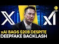 Elon Musk S XAI Raises 20 Billion Dollars As Grok Faces Global Backlash Over Images WION Originals Elon Musk S XAI Raises 20 Billion Dollars As Grok Faces Global Backlash Over Images WION Originals