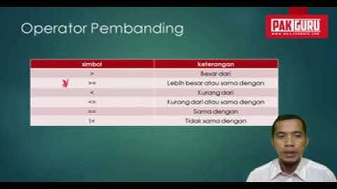 Tipe data, Variabel, Konstanta, Operator dan Ekspresi     Segment2