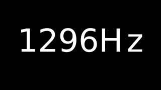 Speaker Sound Test 1296Hz
