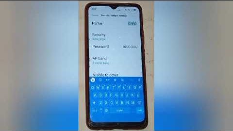 How to change hotspot password in realme c25s,change hotspot password setting