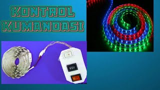 RGB ŞERİT LED SÜRÜCÜSÜ YAPIMI-RGB KONTROL KUMANDASI YAPIMI-DIY RGB DRIVER