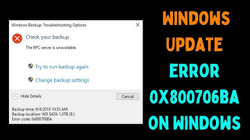 How to Fix Windows Update Error 0x800706ba on Windows 11