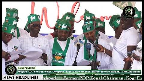 ADC KOGI UNDER THE WATCH OF ELDER LEKE ABEJIDE,  INAUGURATES NEW EXCUTIVES