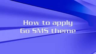 How to Apply Go SMS theme screenshot 3