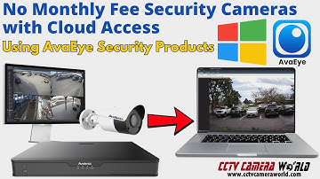 No Monthly Fee Security Cameras with Cloud Access