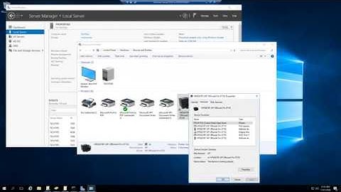 How to configure, Add and connect to Network printer Windows Server and windows 10