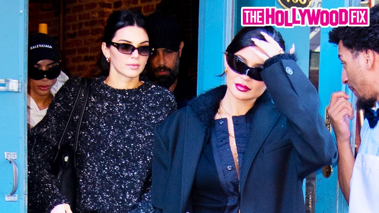 Kendall & Kylie Jenner Grab Breakfast At Sadelle's Before Going Shopping At Bode In New York, NY