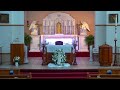 The holy mass  corpus christi catholic church celebrates vigil mass every saturday at 500 pm