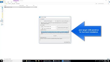 kon-boot usb installation on Windows