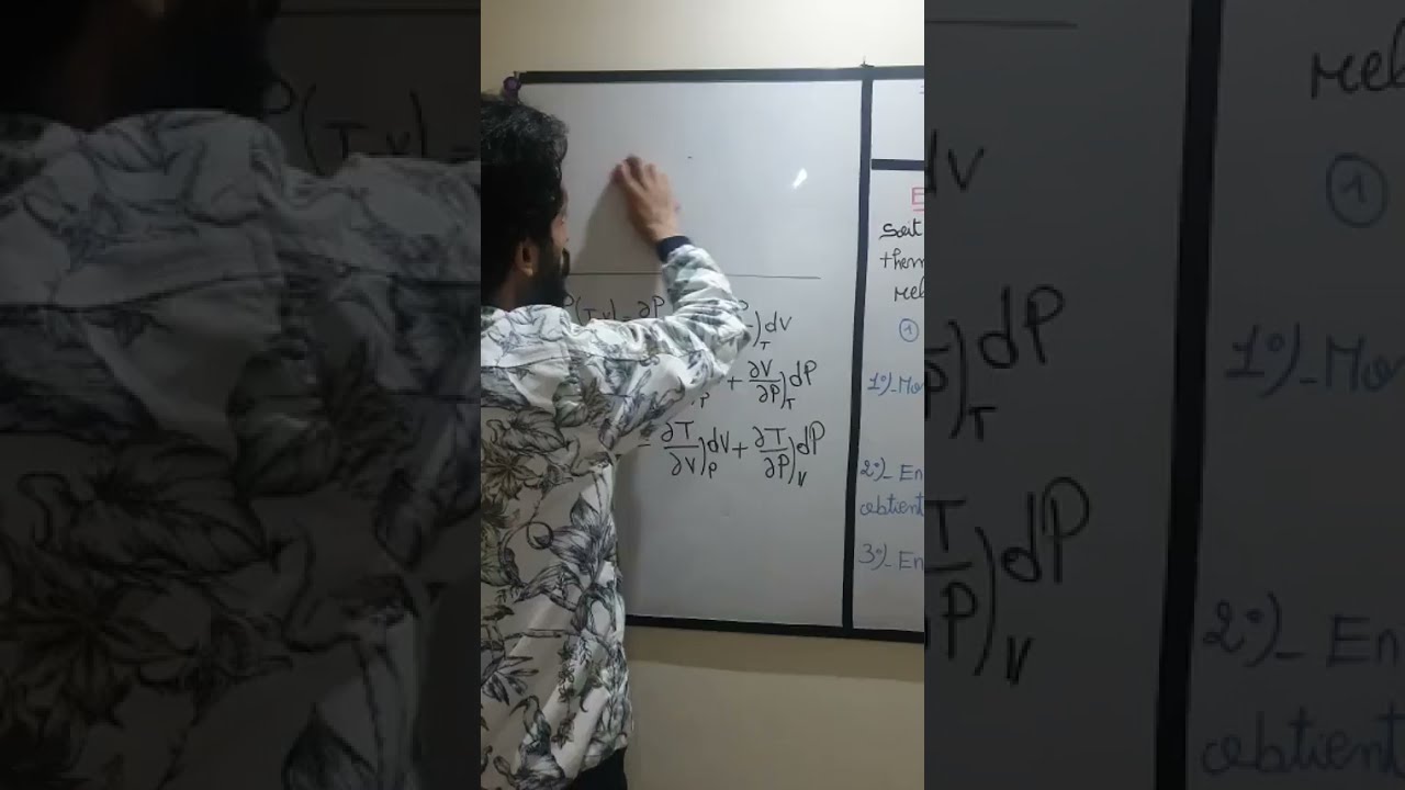 Thermodynamique 1 Série 2 Exercice 1 تمرين زوين