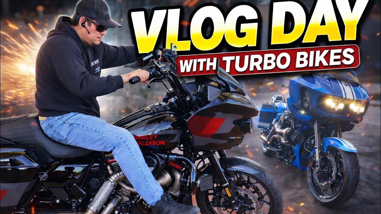 Полностью американский мотоцикл с 250-сильным турбонаддувом от Harley и мощным видеоблогом.