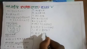 Class IX Algebra Chapter 1 BSE ODISHA