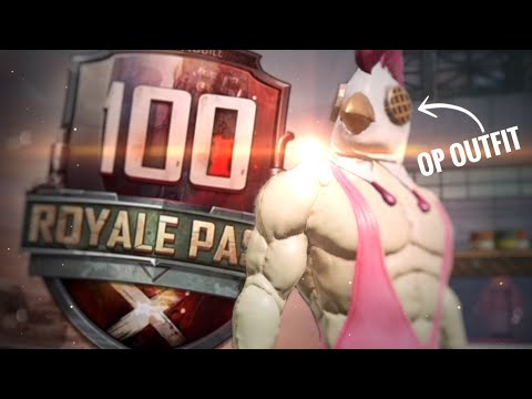 [PUBG <strong>MOBILE</strong>] Royal Pass 100LV React &amp;<strong>amp</strong>; Cool Outfit Gameplay