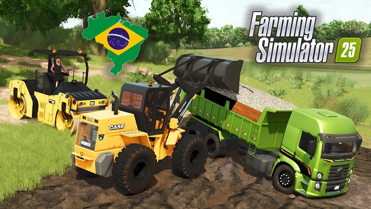 CASCALHANDO ATOLEIRO NO RANCHO FUNDO - FARMING SIMULATOR 25 - EP 4 (RANCHO FUNDO)