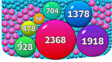 PUFF UP - ASMR Gameplay (Satisfying Math Games (2048, Puzzle Level Up Numbers)