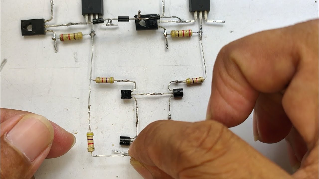 DIY audio Driver Amplifier modified av502 500watts max
