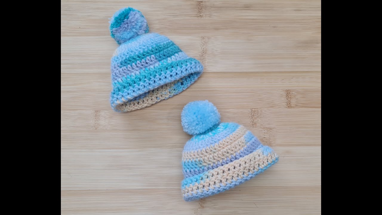 How to Crochet a Quick n Easy Preemie Beanie