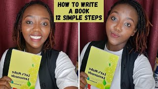 How To Write A Book 12 Simple Steps To Self Publishing Kenyan Version
