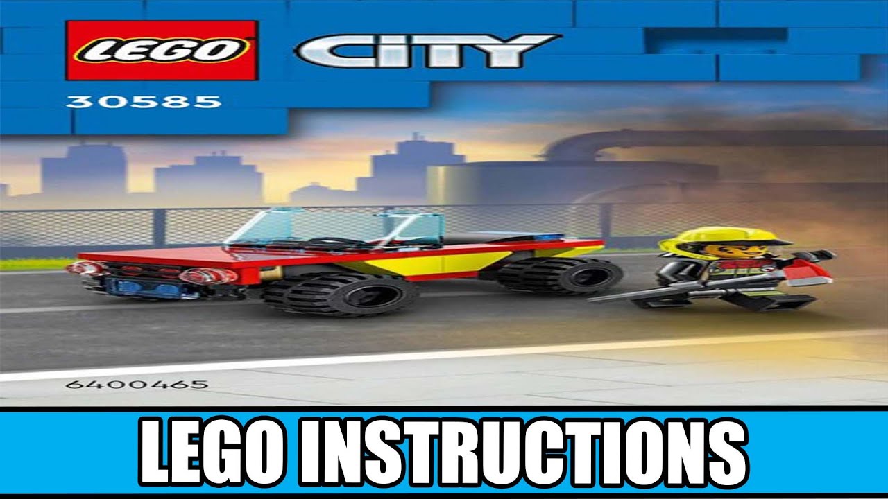 City - Fire Patrol Vehicle LEGO instructions