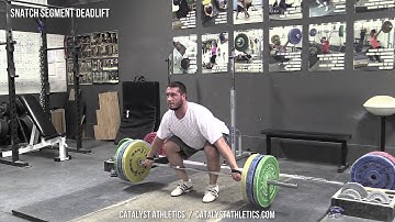 Snatch Segment Deadlift - Olympic Weightlifting Exercise Library - Catalyst Athletics