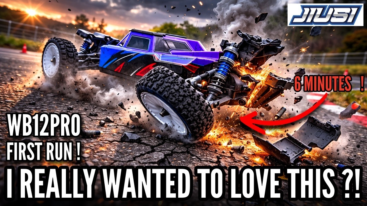 Jiusi WB12 Pro RC Car | 6 minute First Run DISASTER💥