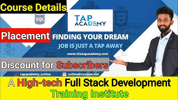 Best high technology Institute in Bangalore | Full Stack Development Course | Tap Academy