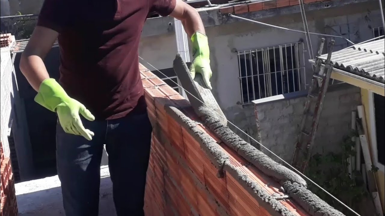 Tijolo cerâmico na palheta.( rápido e prático)