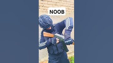 Noob, Normal and Pro AK-47 Airsoft #airsoft