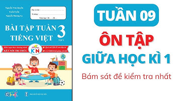 Tuần 9 - Ôn tập giữa học kì 1 | Bài tập tuần | Tiếng Việt lớp 3 | Tập 1 | Kết Nối tri thức