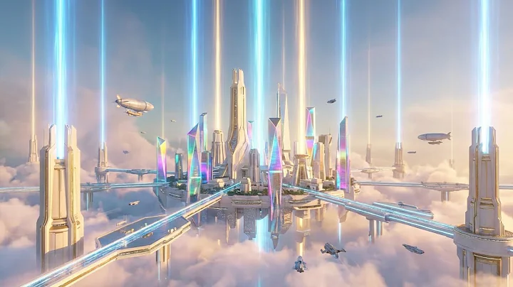Ascend to Tomorrow 🌌 | Ultra Futuristic Sky Cities, Hovering Worlds & Ambient Sci-Fi Dreams