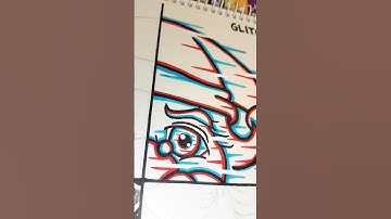 Drawing but, in 4✨ *different* styles |part-2| *glitch effect*✨#shorts #viral #christmas