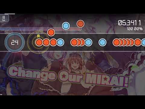【Malody taiko】Change Our MIRAI！【創作譜面】
