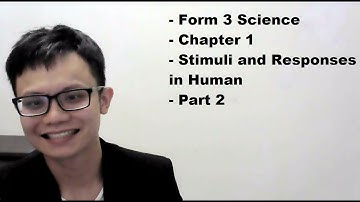 - Form 3 Science- Chapter 1- Stimuli and Responses in Human- Part 2
