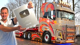 A Day Proper Trucking In A VOLVO FH 750 | My YouTube Play Button Is Here!! | #truckertim