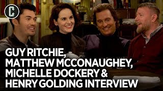 Guy Ritchie, Matthew McConaughey, Michelle Dockery, and Henry Golding Talk The Gentlemen