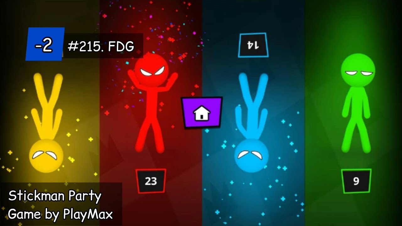 St1(23 point) / Stickman Party - YouTube