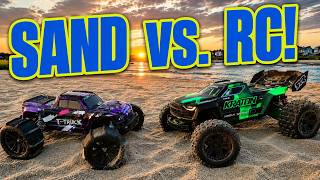 Can These RC Trucks Actually Bash on the BEACH?!