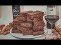RECETA: 🍫 Como hacer los Brownies PERFECTOS 🍫 (🍷 Al ¡Vino Tinto! FÁCIL, RÁPIDO y DELICIOSO 🍷)