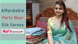 Affordable Party Wear Silk Sarees Collection 07Rnh